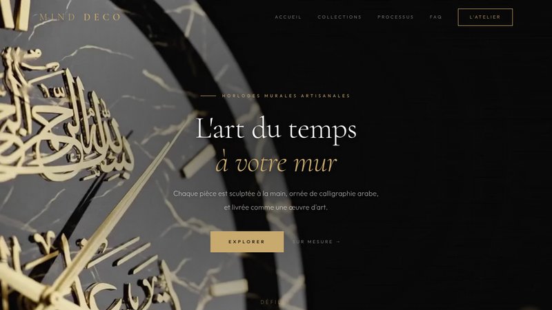 Mind Deco — Horloges Artisanales