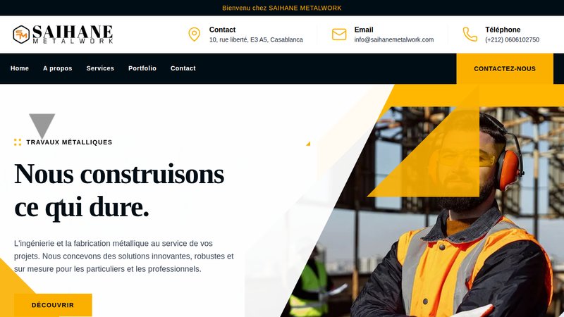 Saihane Metalwork — Métallerie Industrielle